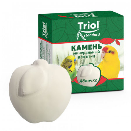 Триол Минеральный камень для птиц "Яблочко", упаковка